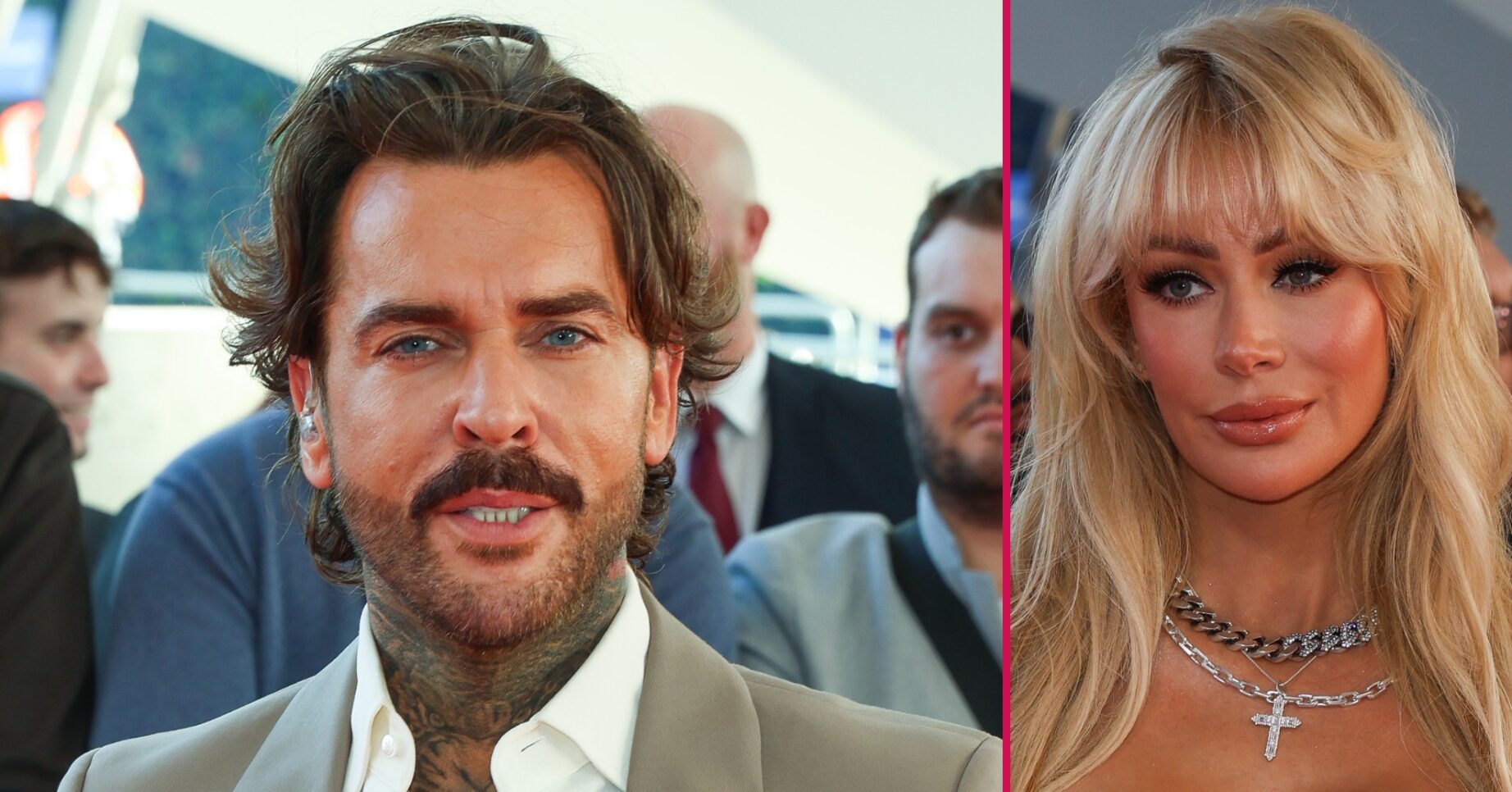 ED composite of Pete Wicks and Olivia Attwood at the NTAs