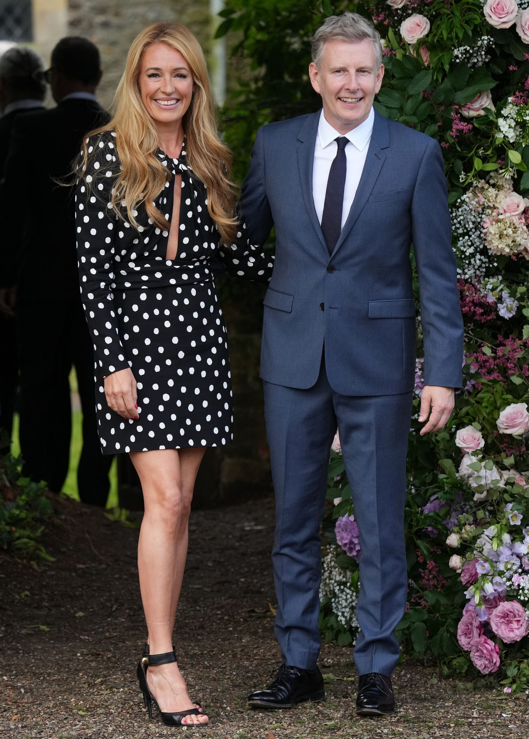 Patrick Kielty and Cat Deeley at the Wedding of Ant McPartlin and Anne-Marie Corbett, St Michael's Church, Heckfield, UK - 07 Aug 2021