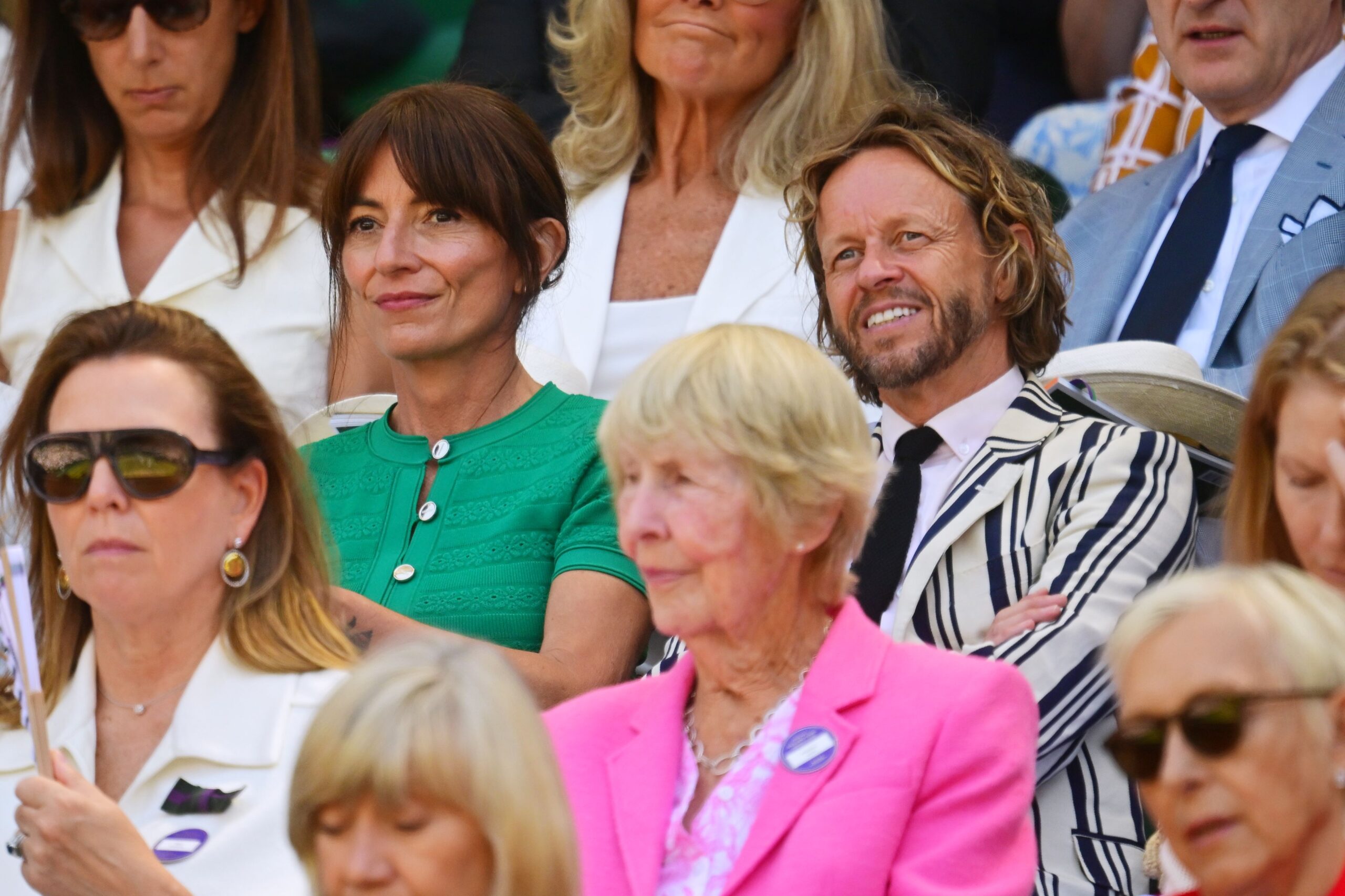 Davina McCall and Michael Douglas