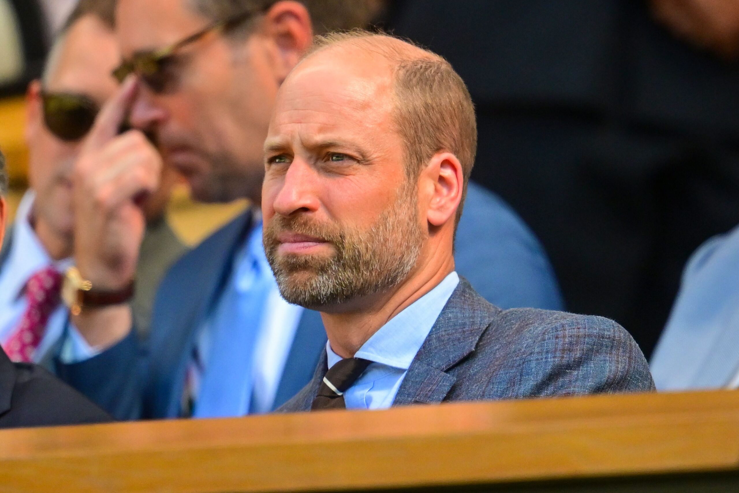 Prince William at the tennis 