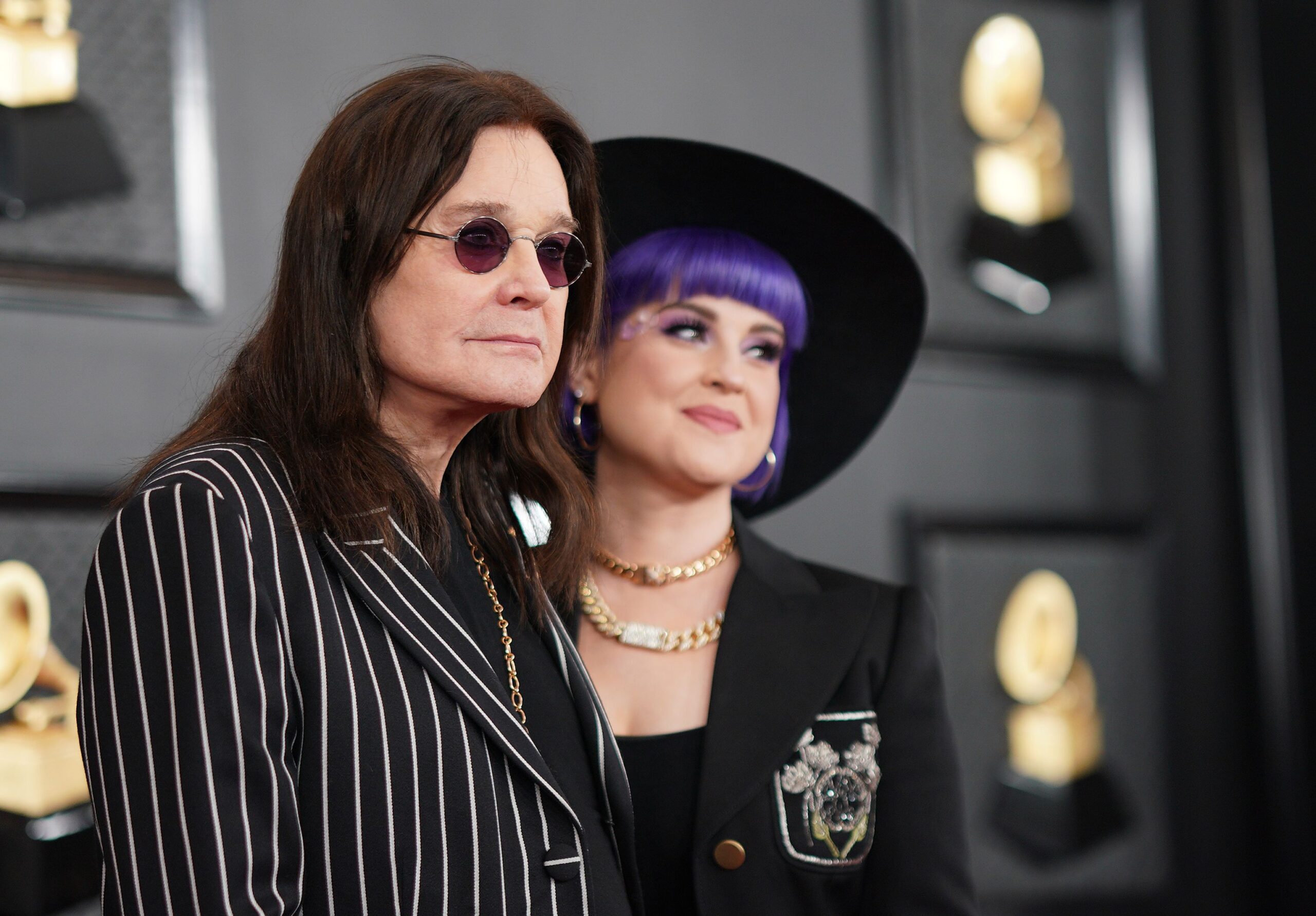 Ozzy Osbourne and Kelly at 62nd Annual Grammy Awards, Arrivals, Los Angeles, USA - 26 Jan 2020