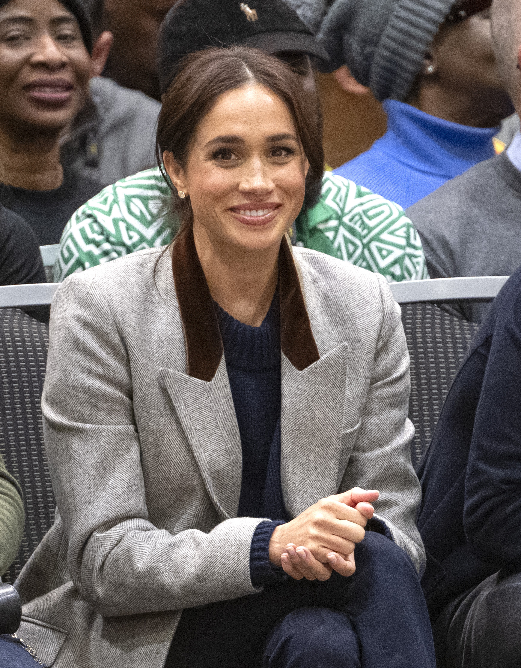 Meghan Markle smiling at Invictus Games