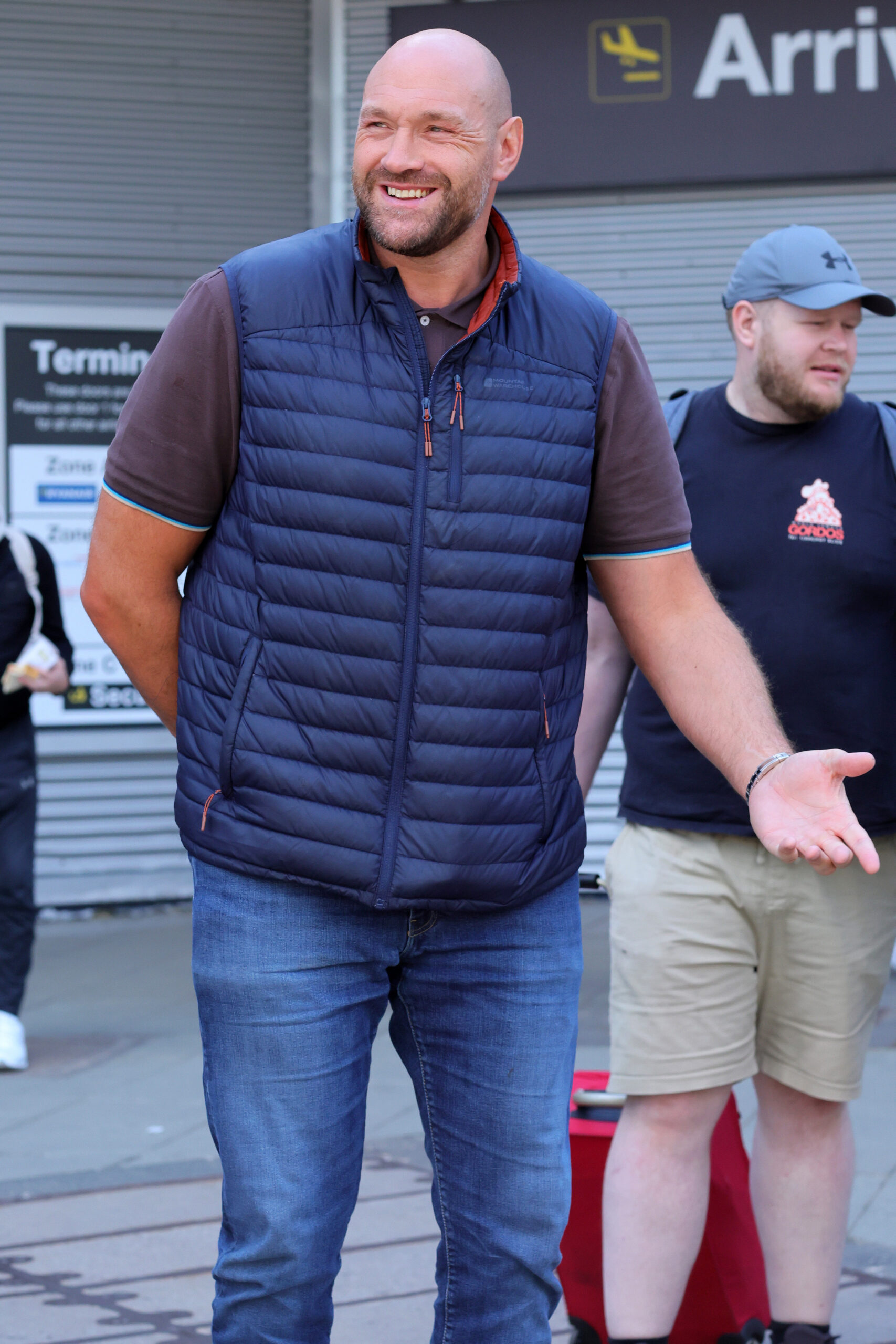 Tyson Fury smiling