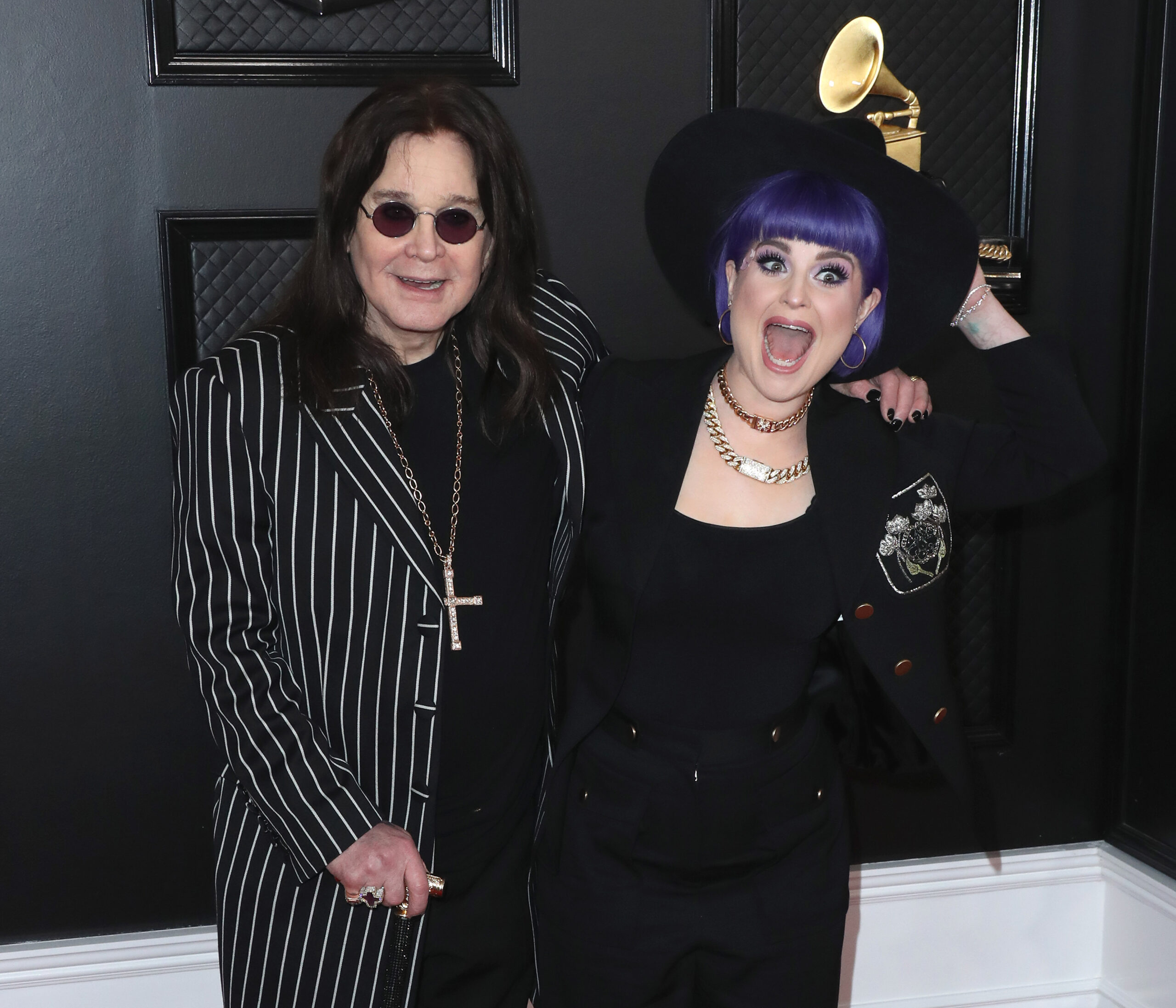 Ozzy Osbourne and Kelly Osbourne 
