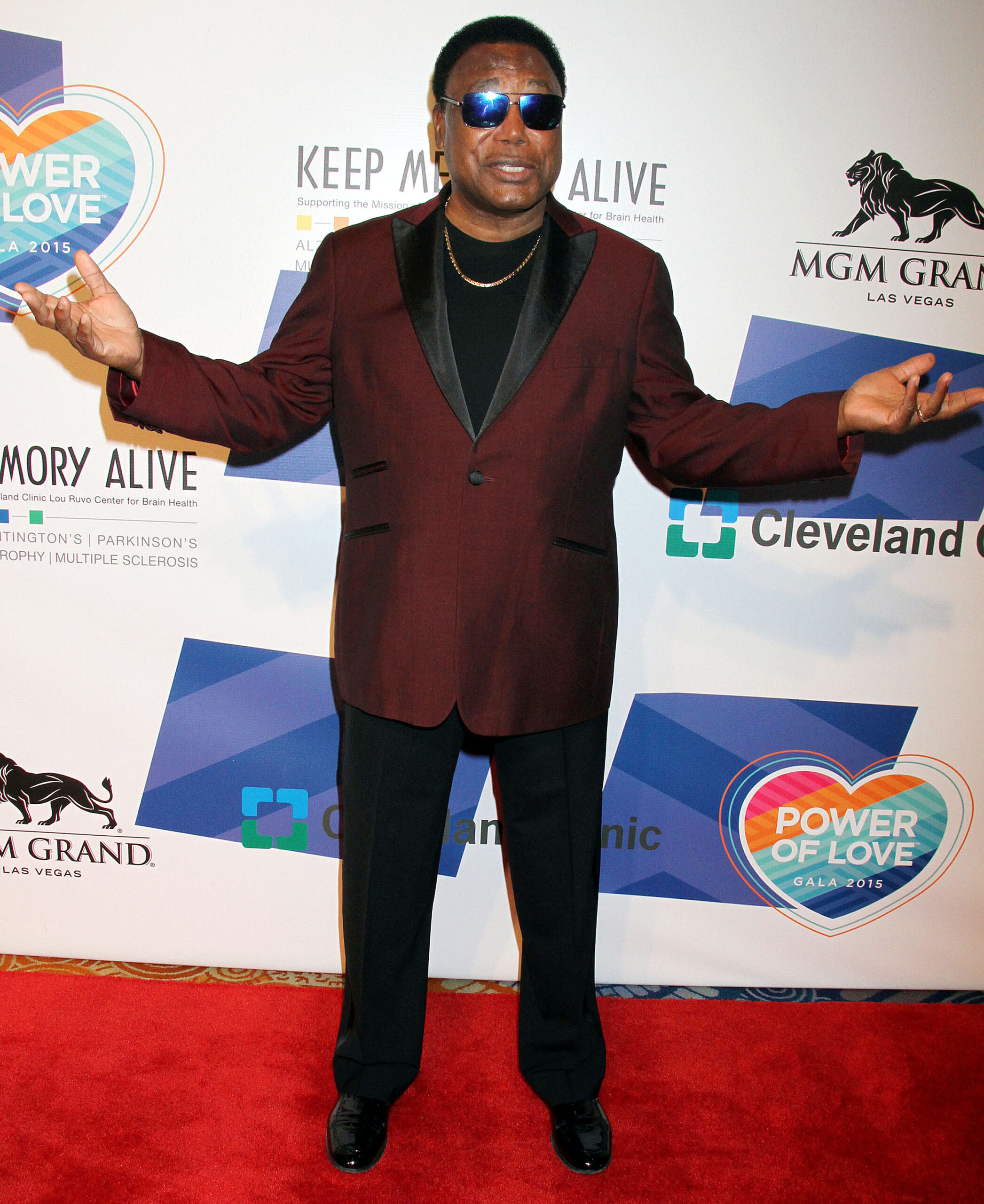 George Benson on the red carpet 
