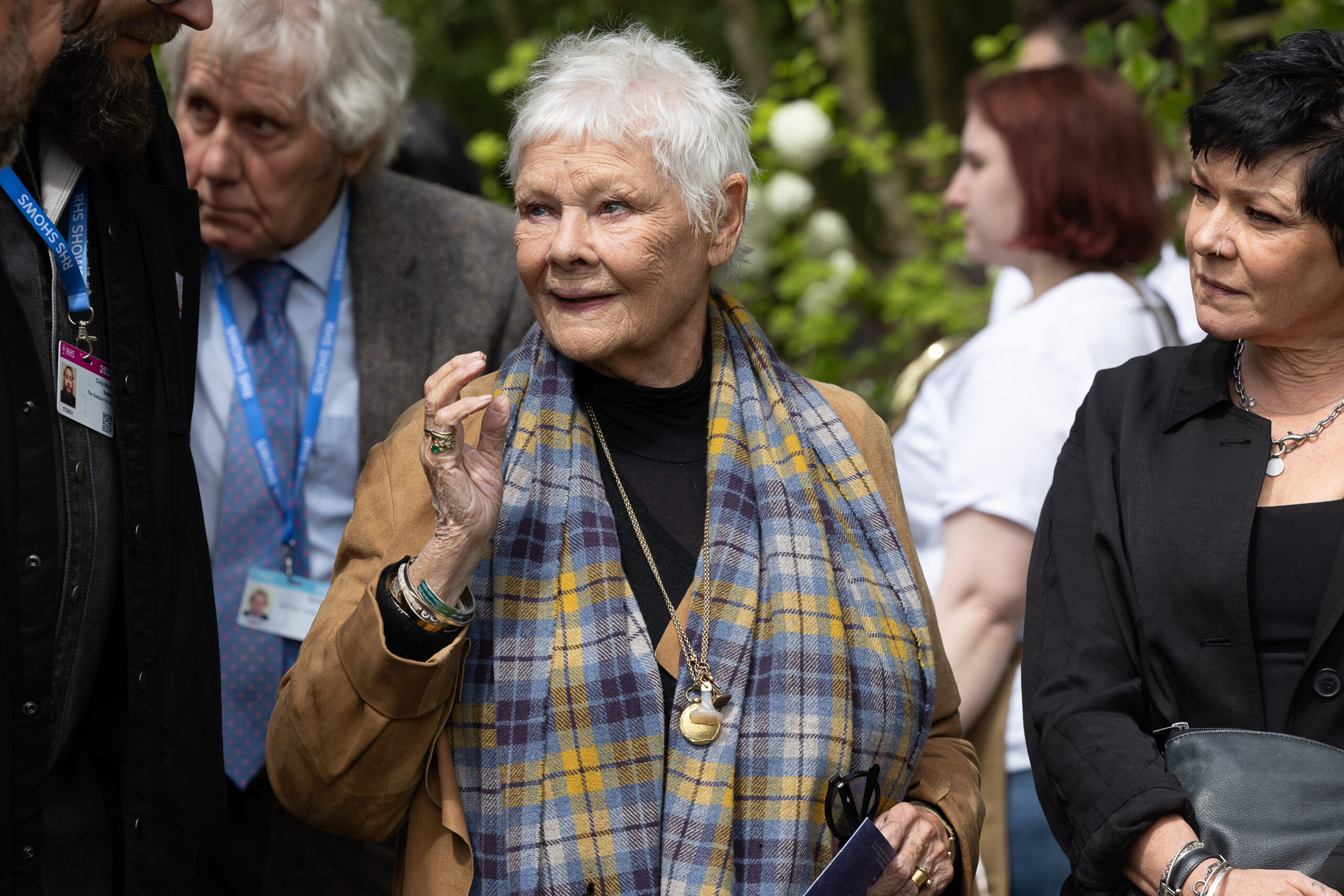 Dame Judi Dench at Chelsea Flower Show