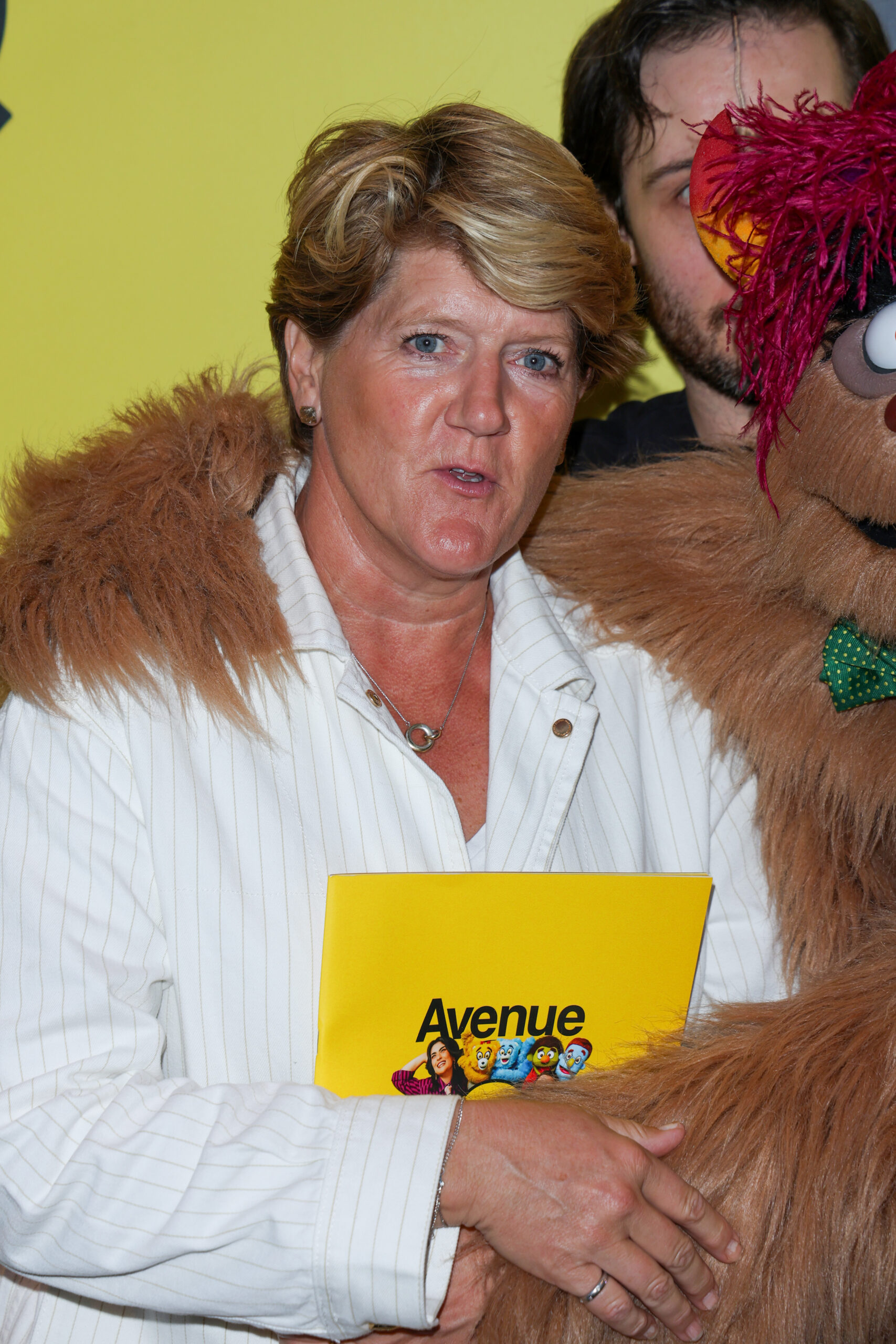 Clare Balding looking in front 