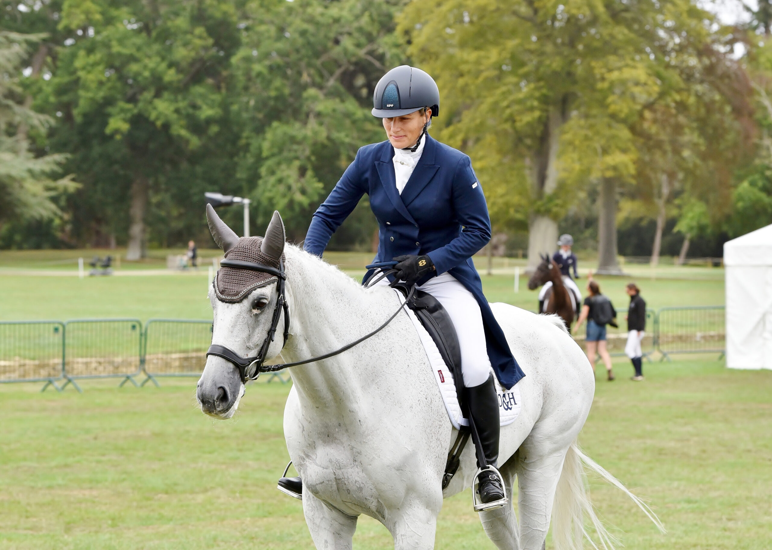 Zara Tindall goes horseriding