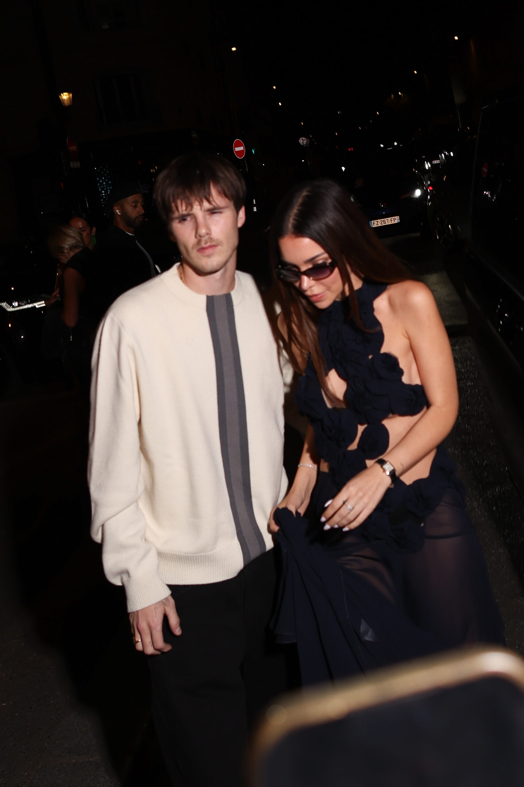 Cruz Beckham out with girlfriend Jackie