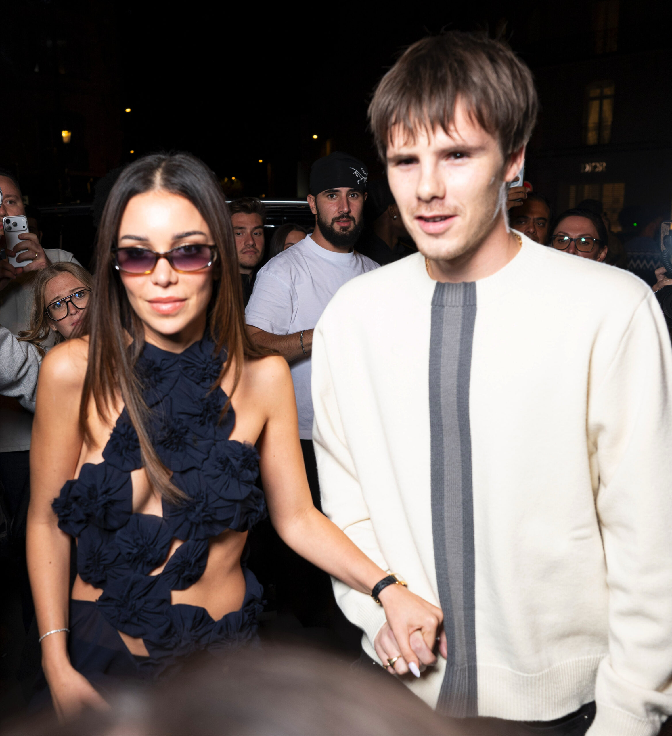 Cruz Beckham and girlfriend Jackie at event
