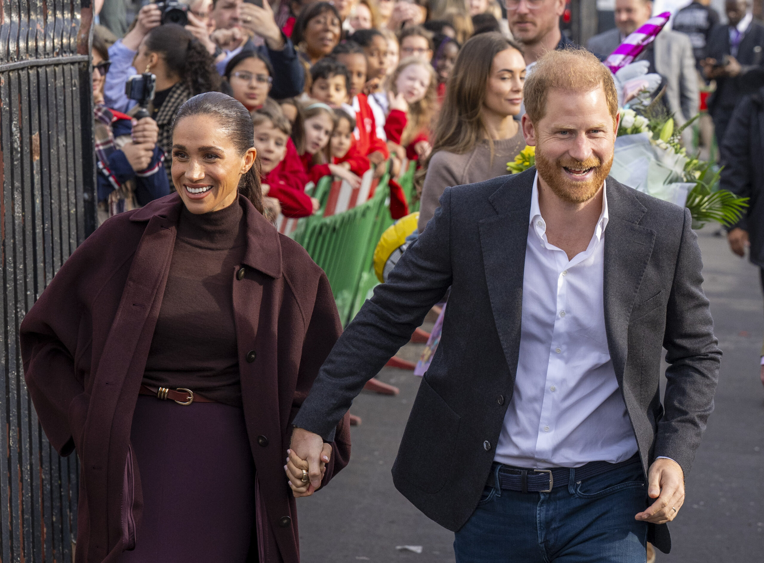 Meghan Markle and Prince Harry in Nottingham