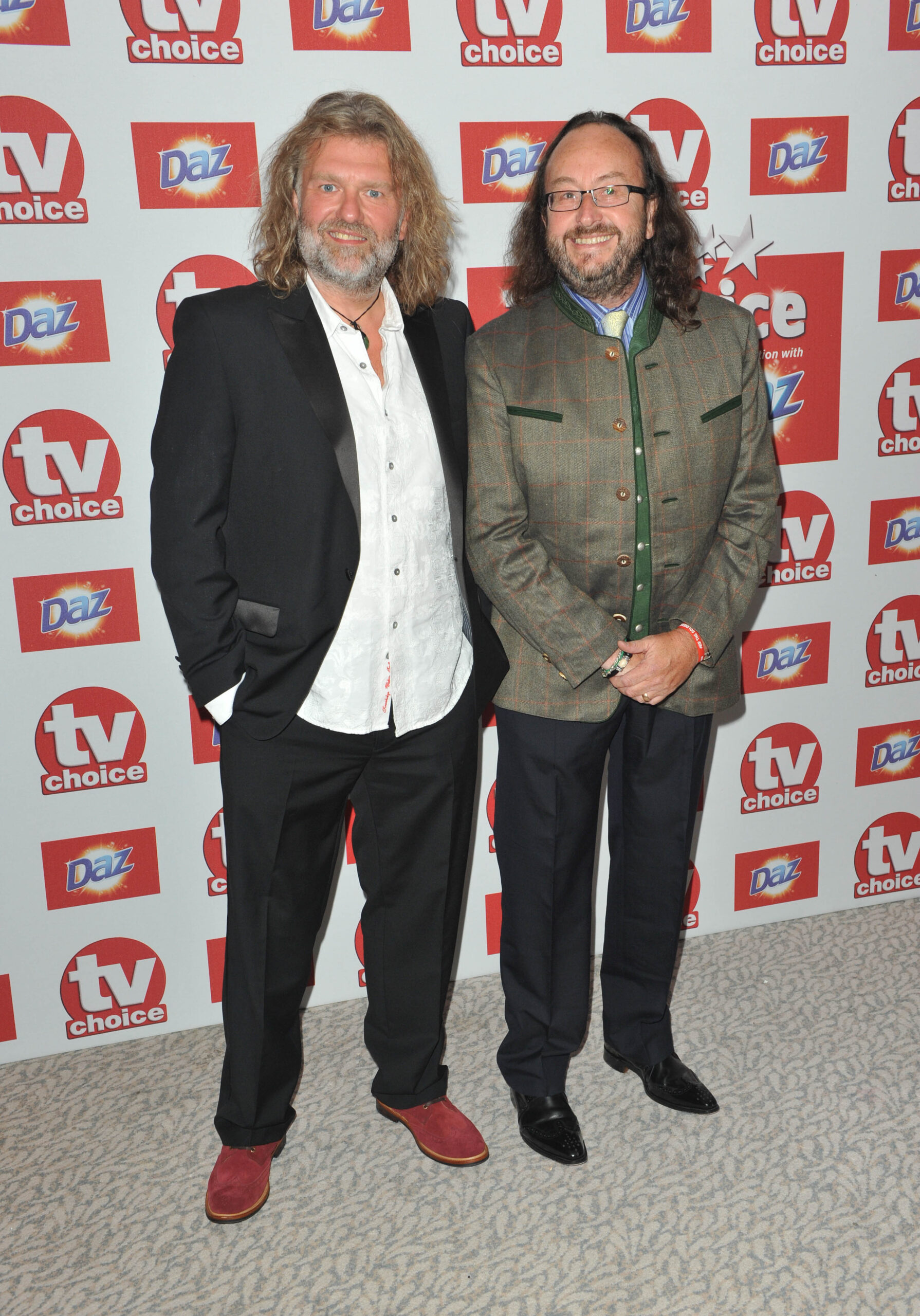 Dave Myers and Si King on the red carpet 