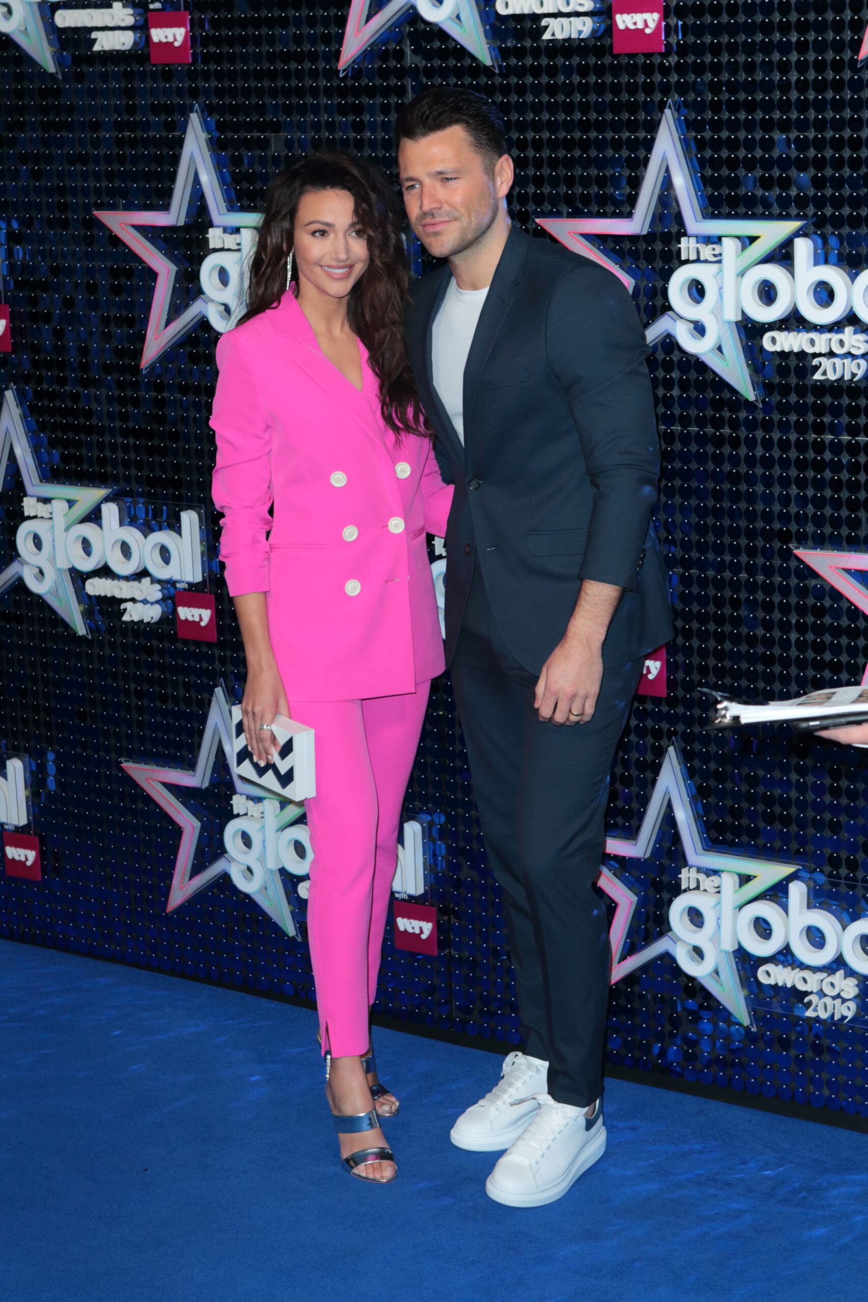 Michelle Keegan and Mark Wright on the red carpet