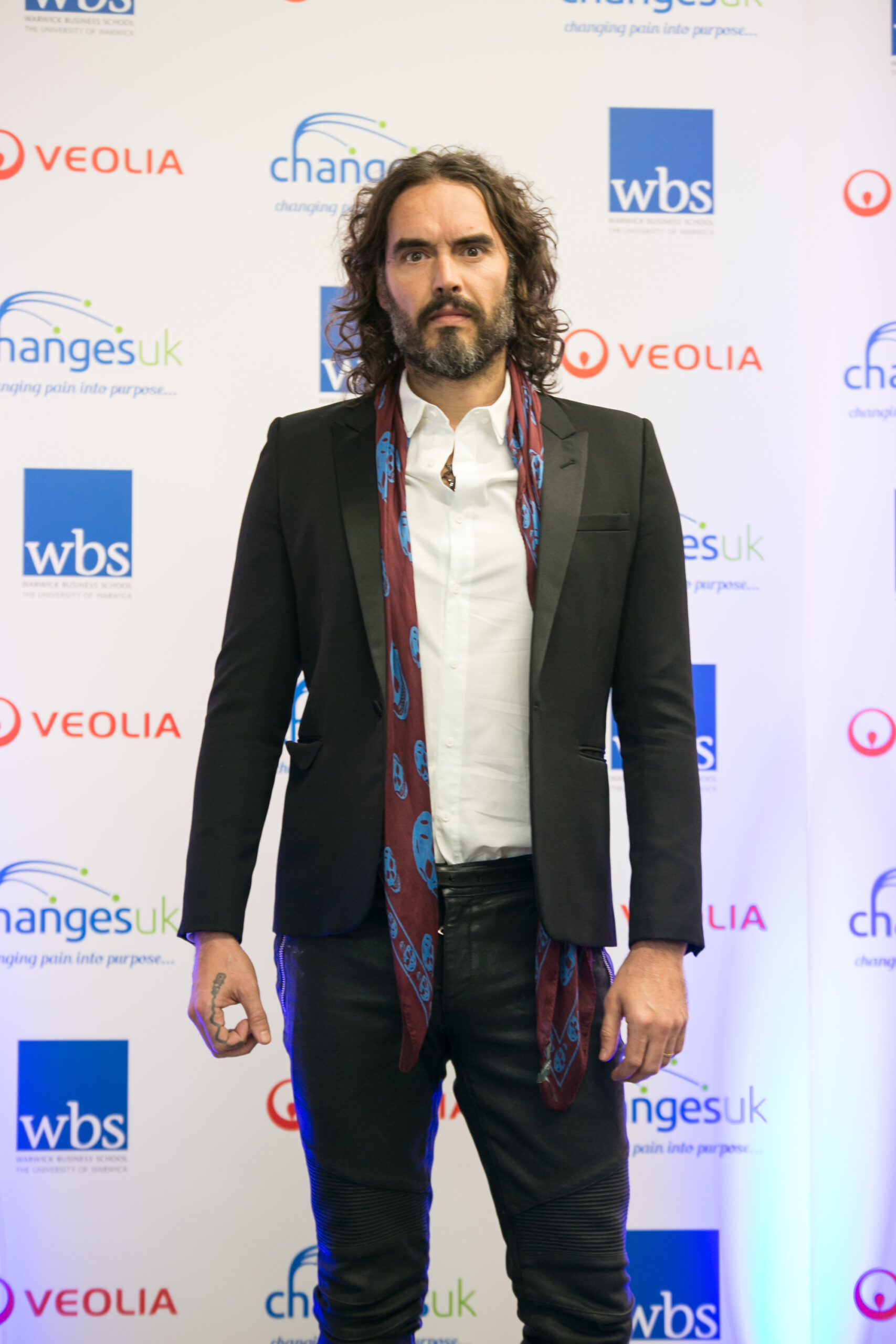 Russell Brand on the red carpet 