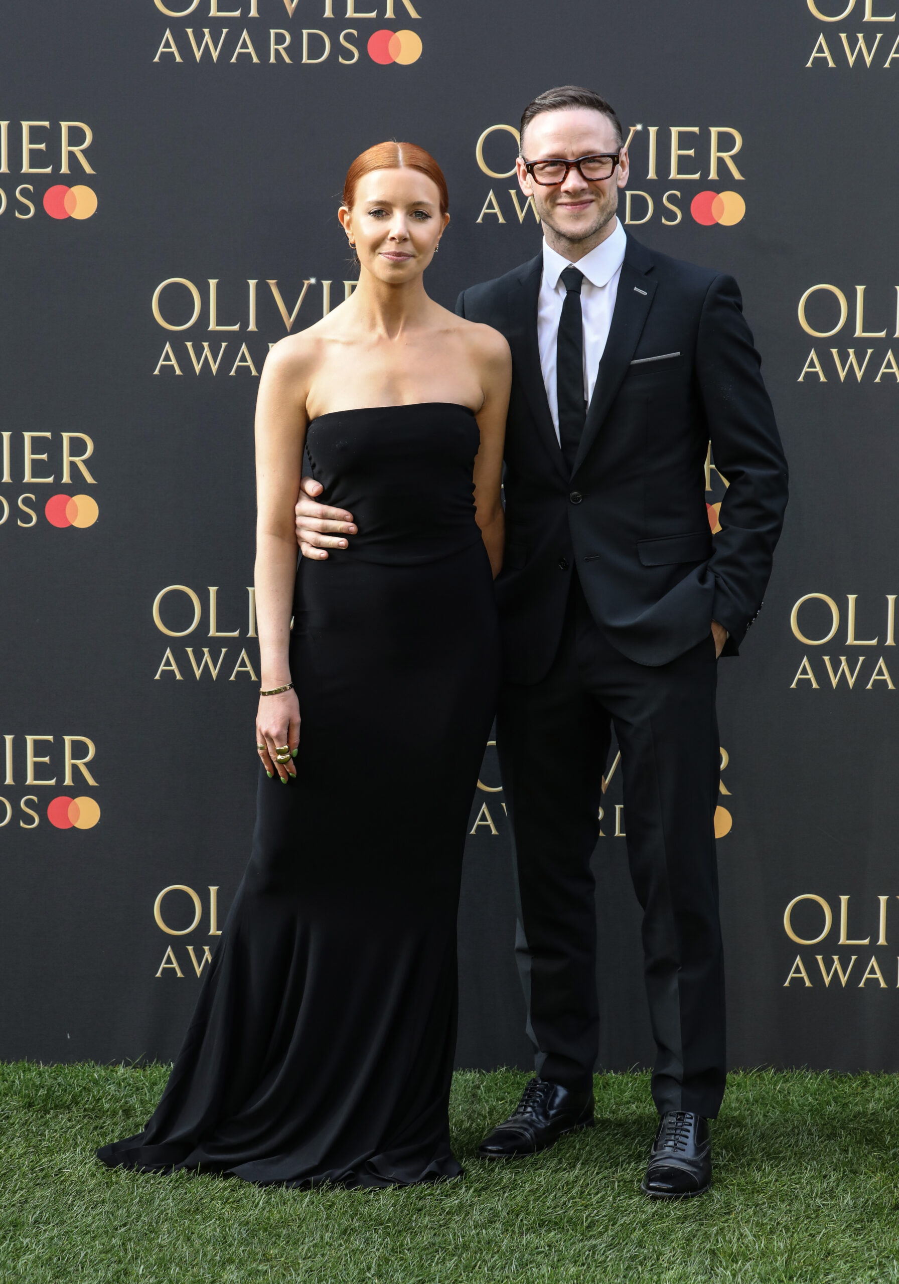 Stacey Dooley and Kevin Clifton on the red carpet 