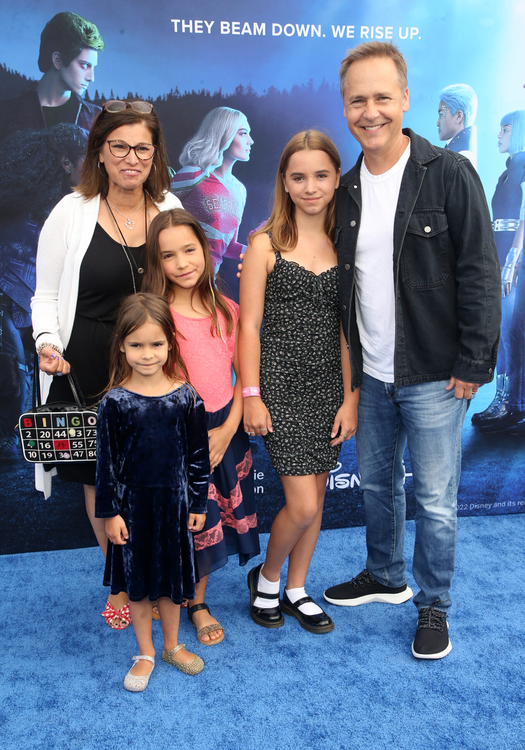 Chad Lowe and his wife and daughters
