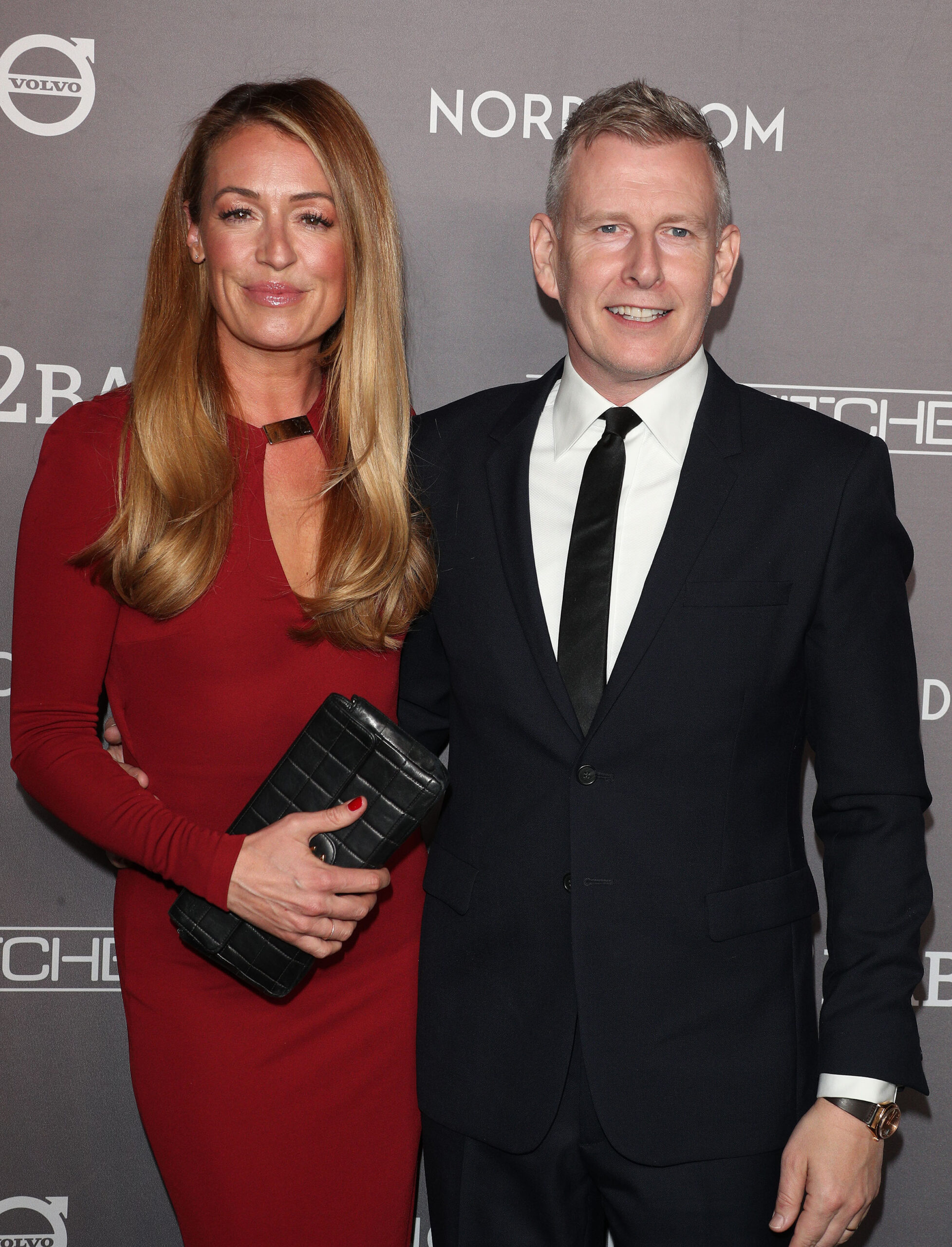 Cat Deeley and Patrick Kielty on the red carpet 