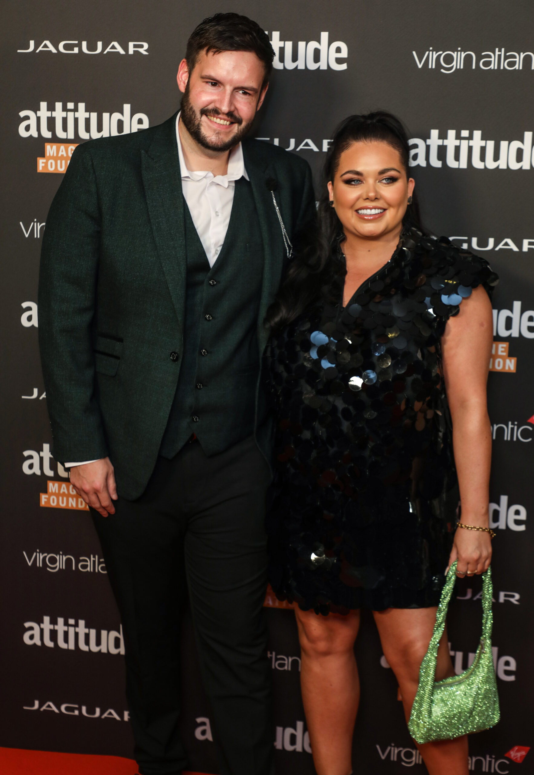 Scarlett Moffatt and Scott at event