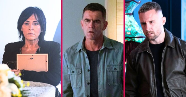 Kat, Jack and Lee split image for EastEnders (Credit: BBC)