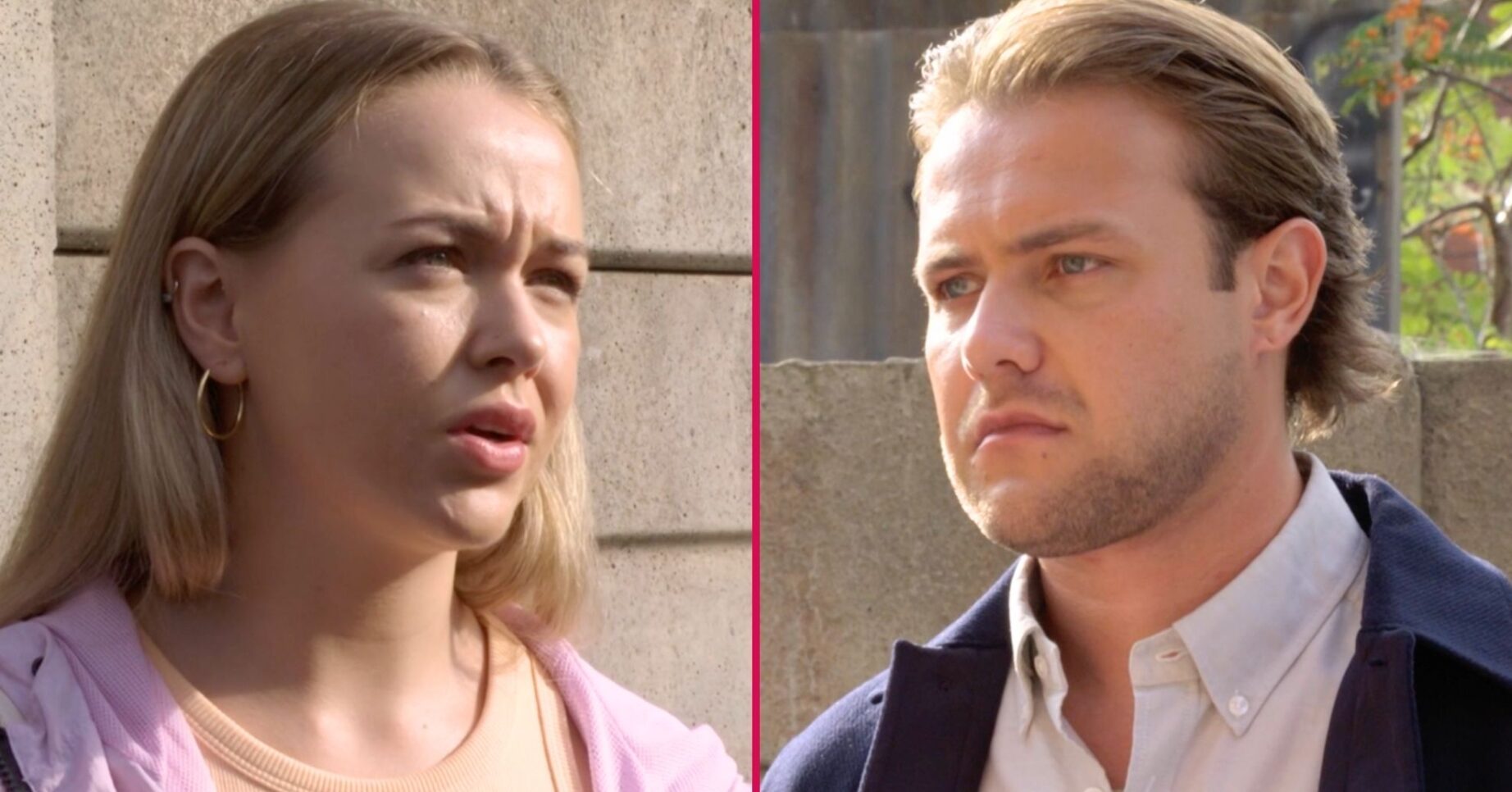Craig and Amy split image for EastEnders (Credit: BBC)