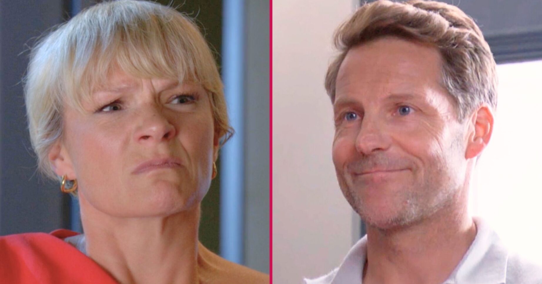 Ned and Nicola split image for EastEnders (Credit: BBC)