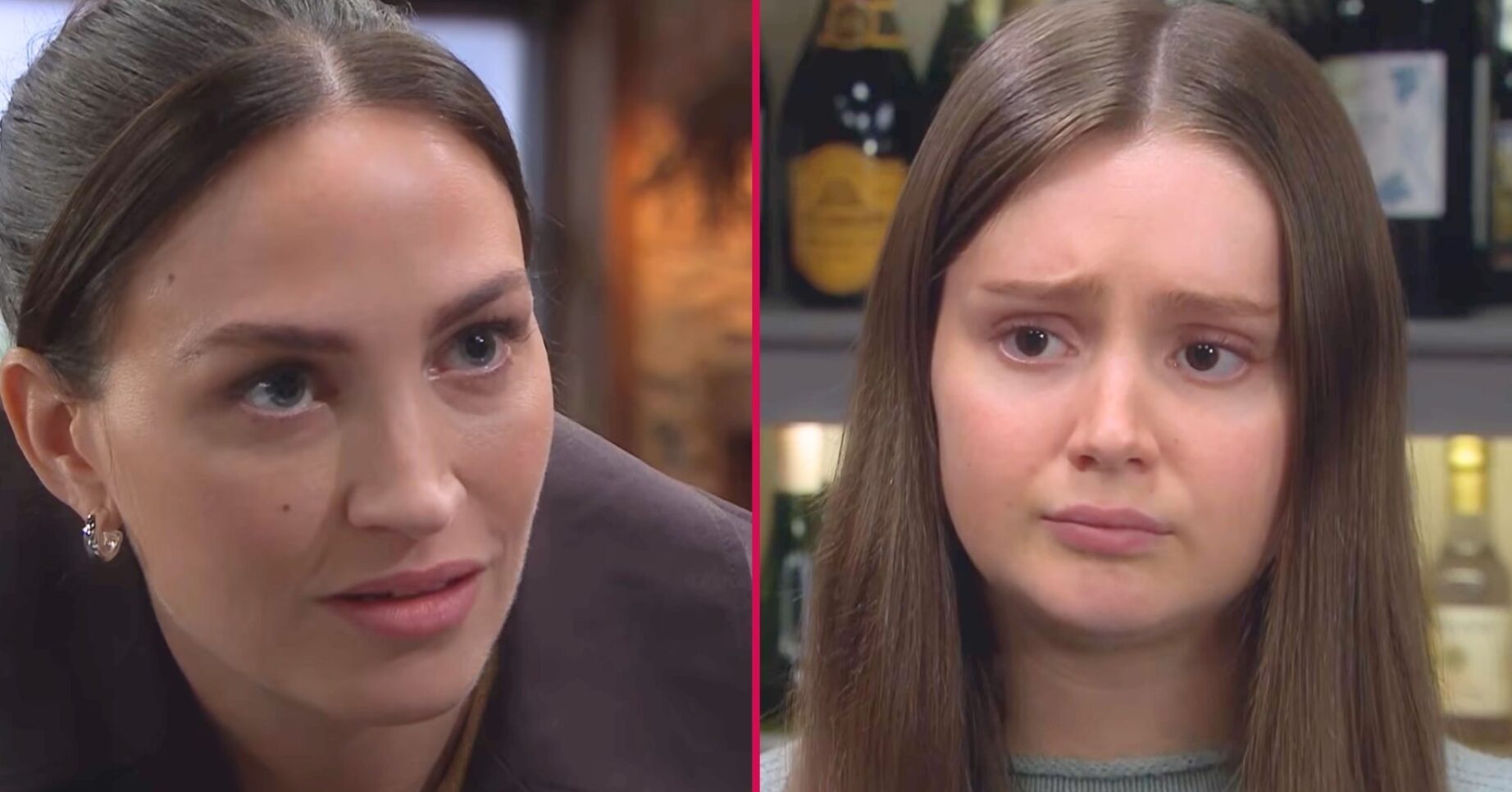 Sarah and Thea split image (Credit: ITV)