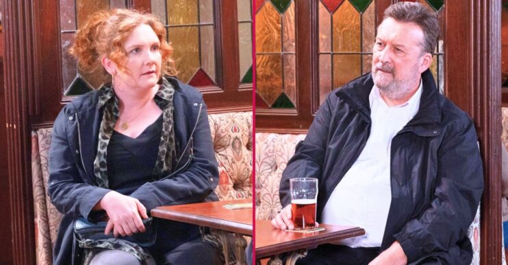 Fiz and Ross in Coronation Street (Credit: ITV)