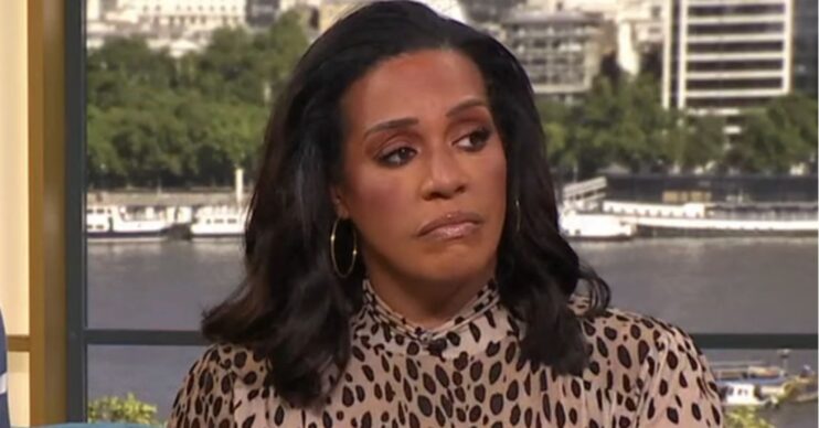 Alison Hammond leopard print top