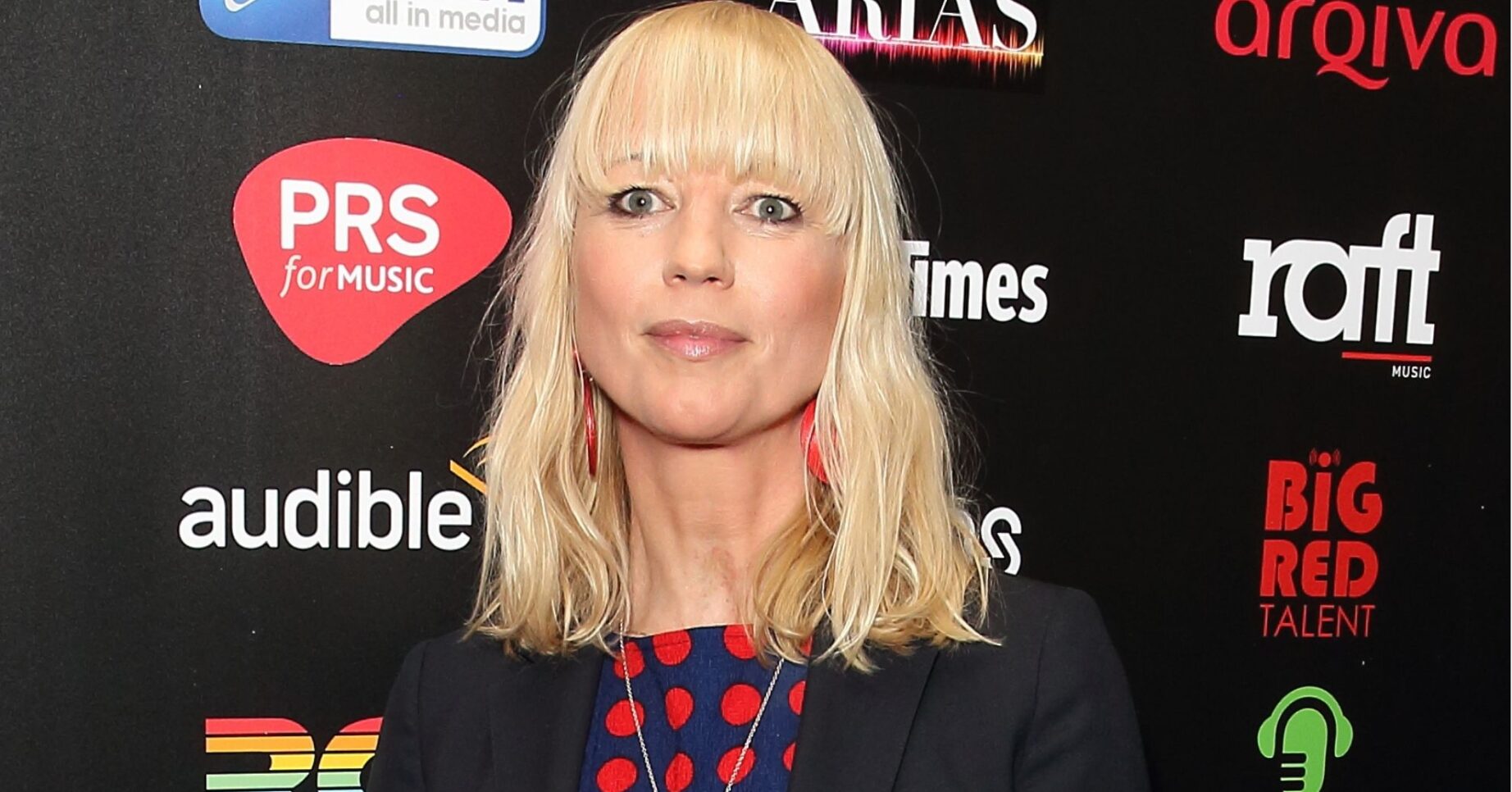 Sara Cox on the red carpet