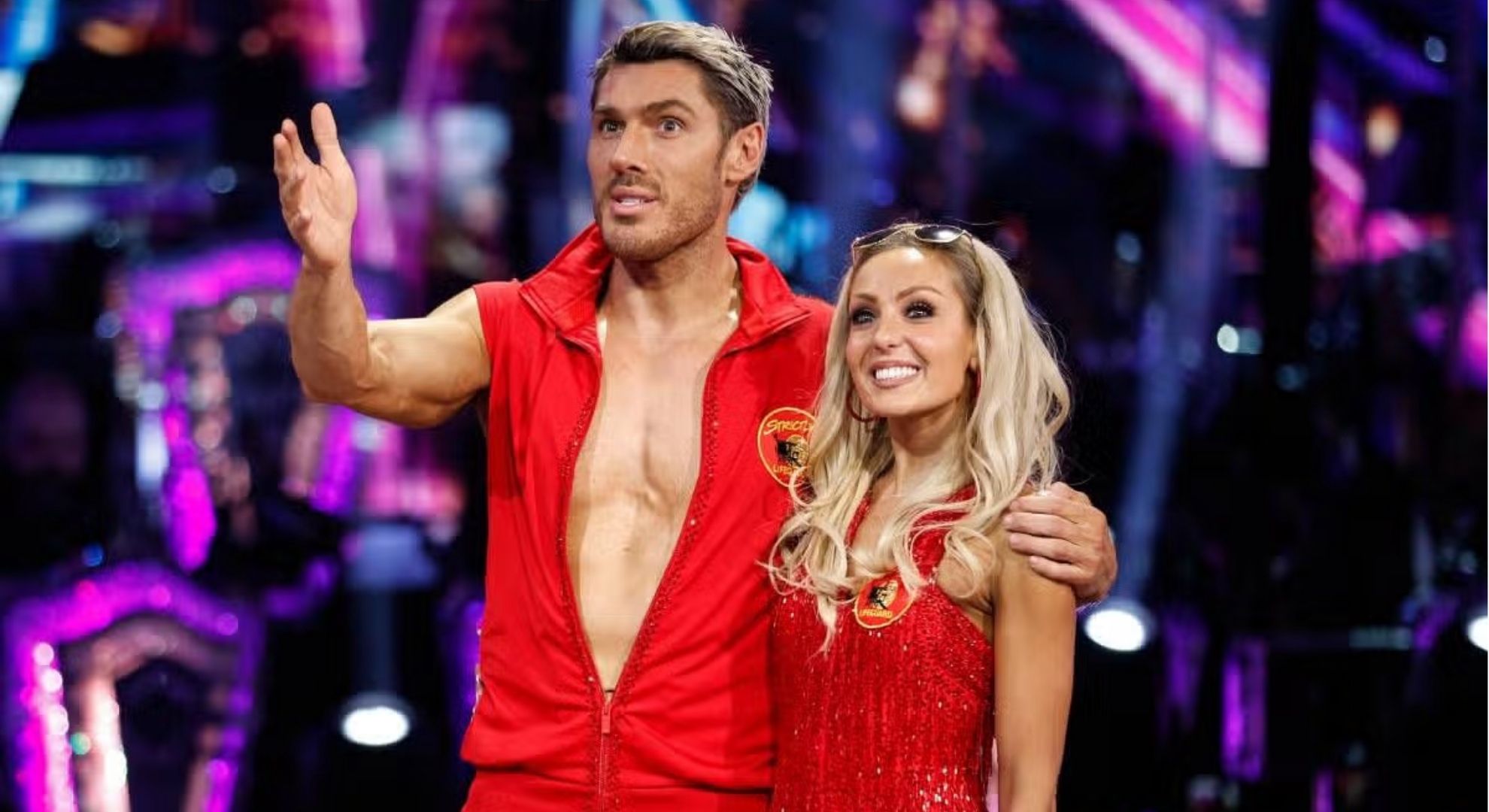 Chris Appleton and Amy Dowden on Strictly 
