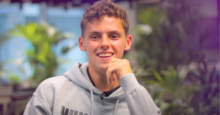 Alfie Watts smiling