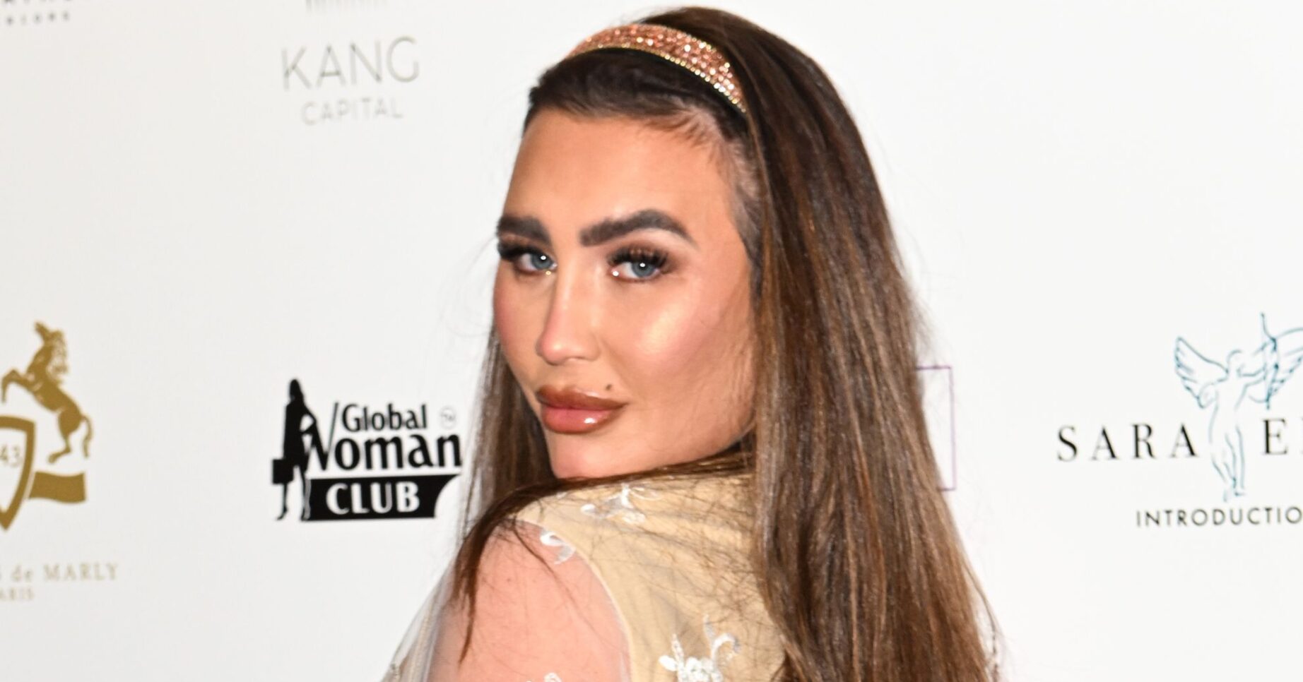 Lauren Goodger on the red carpet