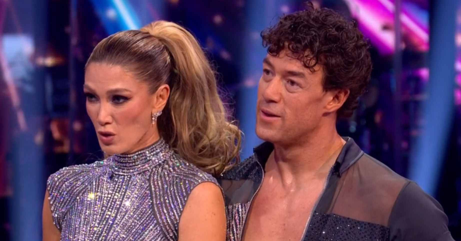 Delta Goodrem and Kai Widdrington on Strictly Come Dancing