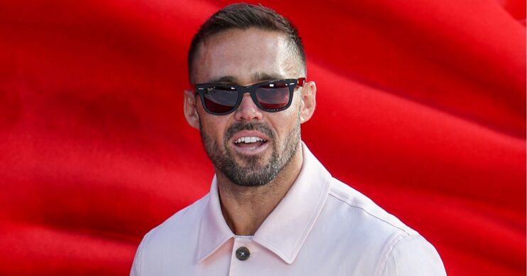 Spencer Matthews wearing sunglasses