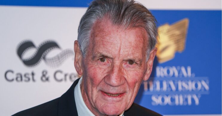 Michael Palin on the red carpet