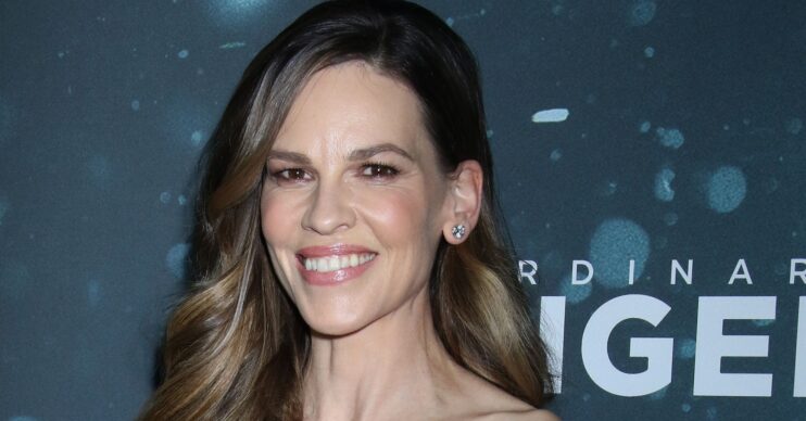 Hilary Swank smiling