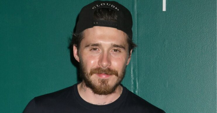 Brooklyn Beckham smiling