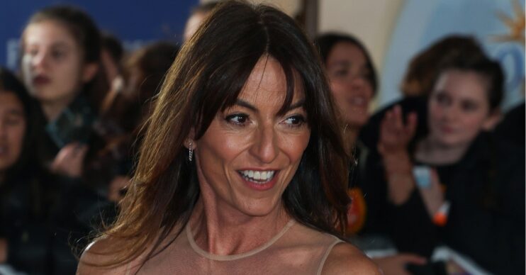 Davina McCall smiling on the red carpet