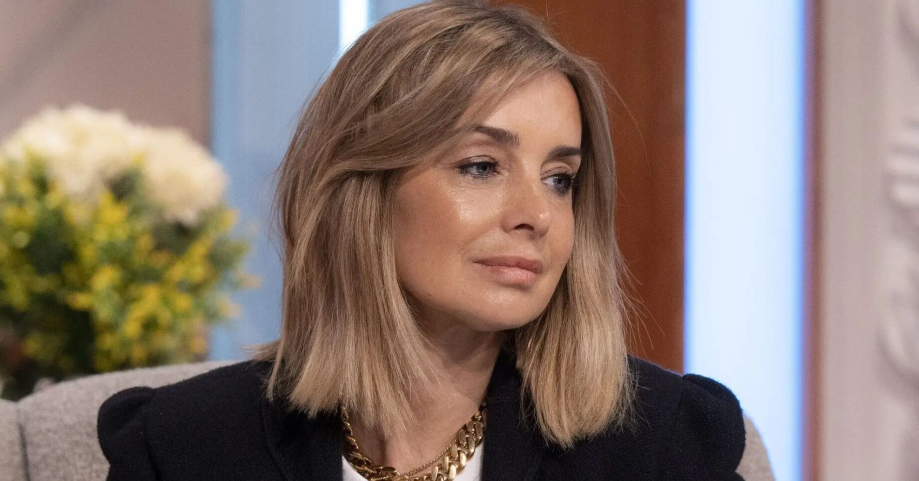 Louise Redknapp looking sad