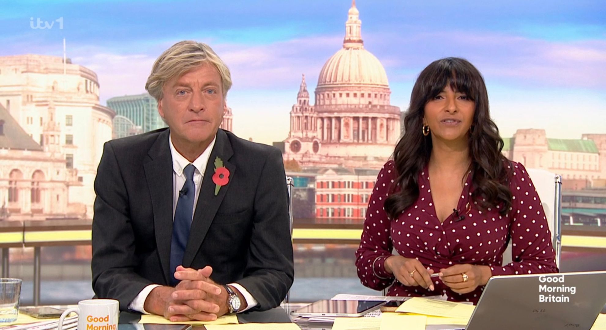 Richard Madeley and Ranvir Singh hosting GMB 