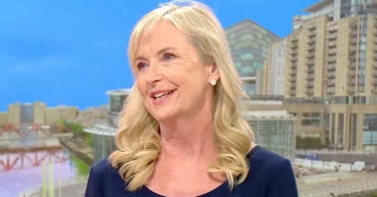 Carol Kirkwood smiling