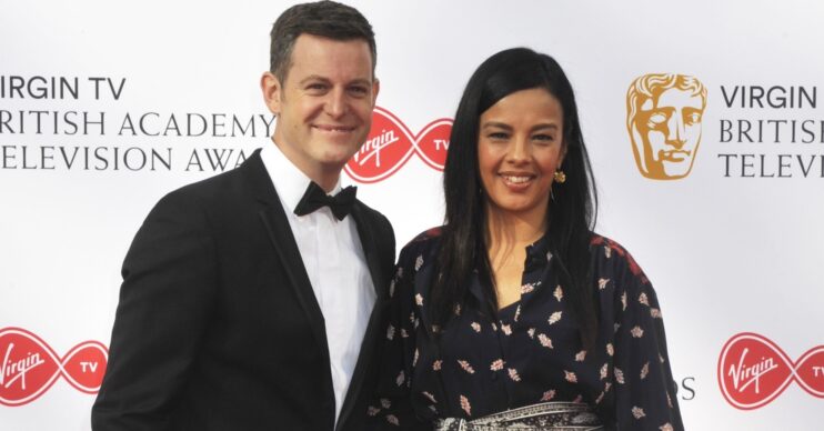 Matt Baker and wife Nicola Mooney on the red carpet