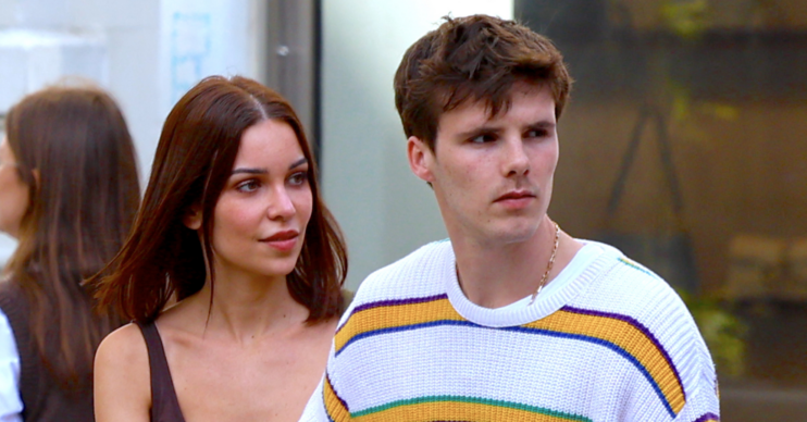 Cruz Beckham and girlfriend Jackie out and about