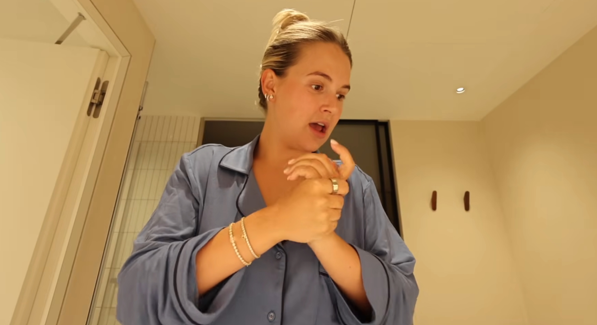 Molly-Mae Hague talking in vlog