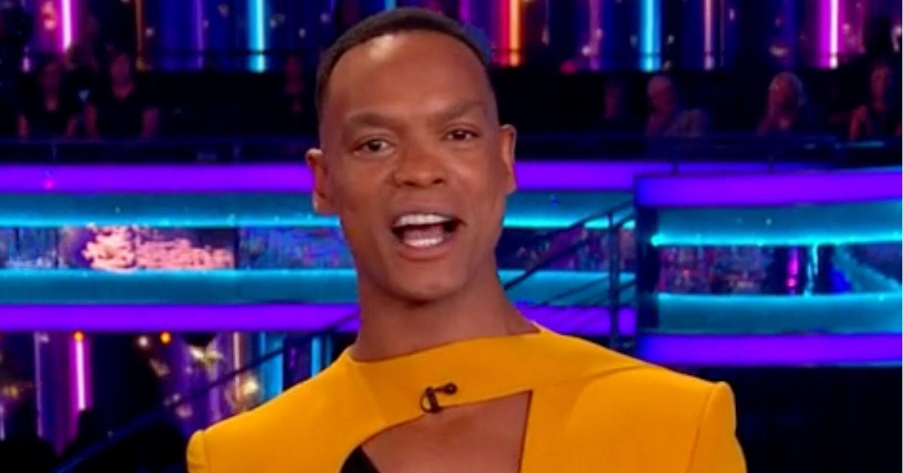 Johannes Radebe on Strictly results show