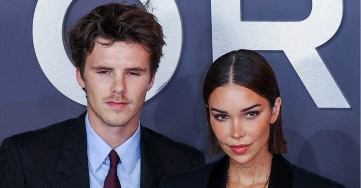 Cruz Beckham and girlfriend Jackie at event