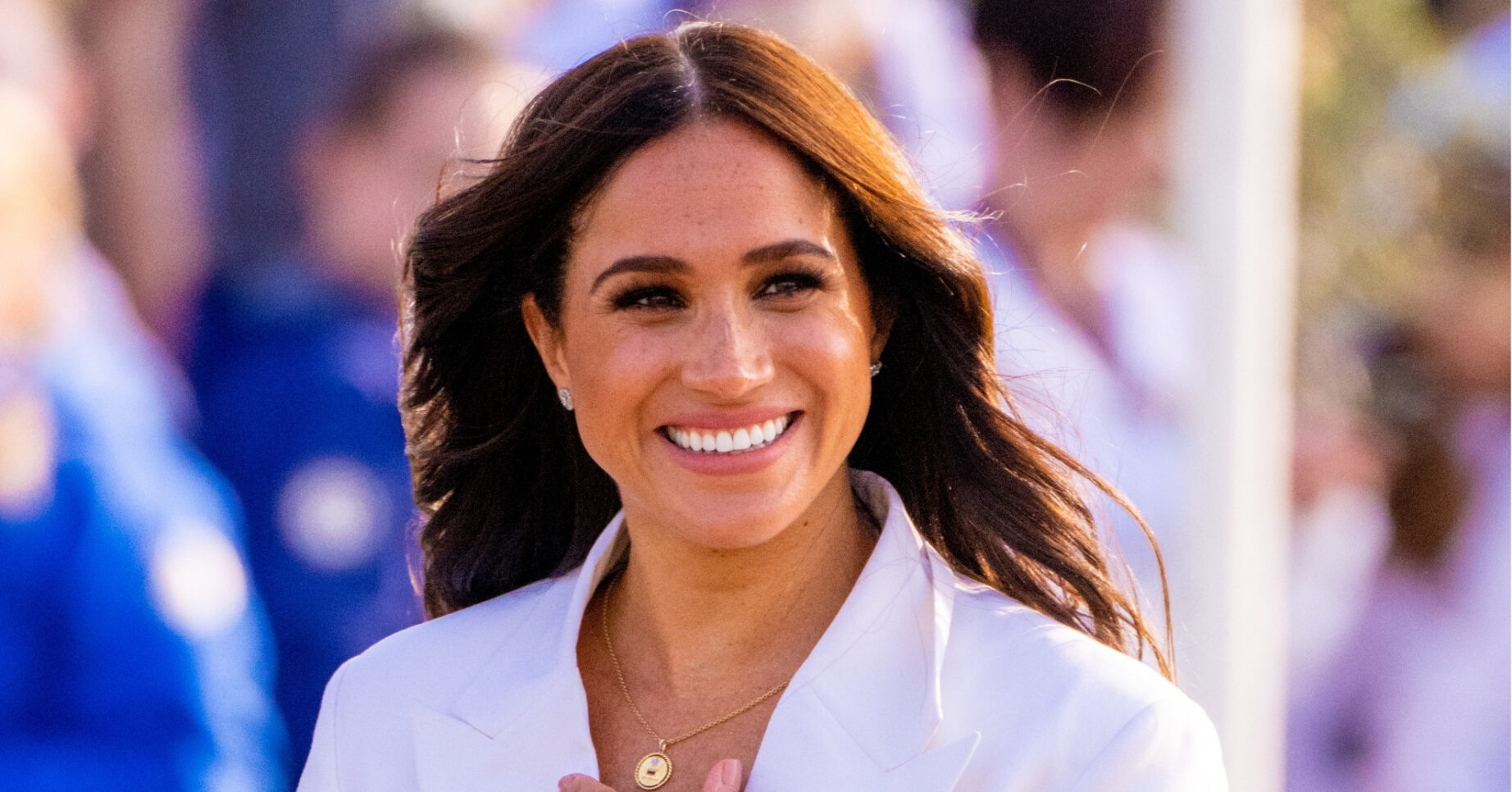 Meghan Markle smiling at Invictus Games