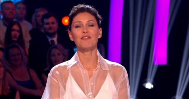 Emma Willis hosting Strictly