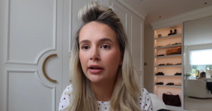 Molly-Mae Hague talking in YouTube vlog