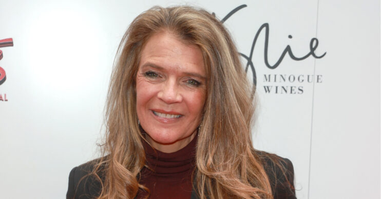 Annabel Croft smiling at event